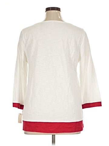 Talbots Outlet 3/4 Sleeve T-Shirt (view 2)