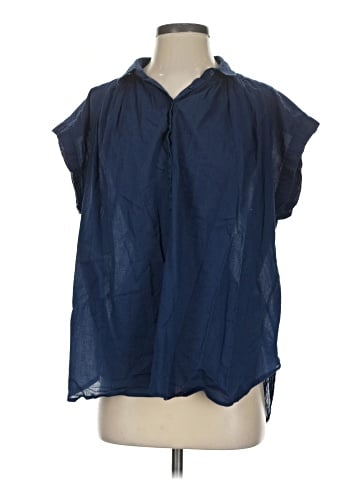 Nili Lotan Short Sleeve Blouse (view 1)