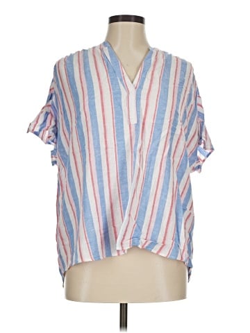 Crown & Ivy Short Sleeve Blouse (view 1)