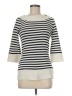 CAbi Stripes Ivory Pullover Sweater Size M - photo 1