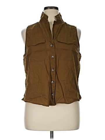 Banana Republic Sleeveless Button-Down Shirt (view 1)