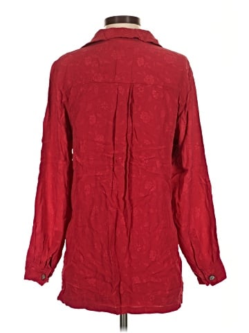 Chico's Design Long Sleeve Silk Top (view 2)