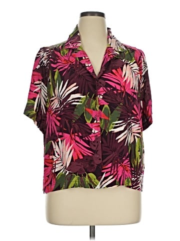 Lands' End Short Sleeve Blouse (view 1)