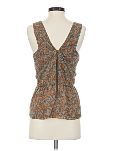 7 For All Mankind Sleeveless Silk Top (view 2)