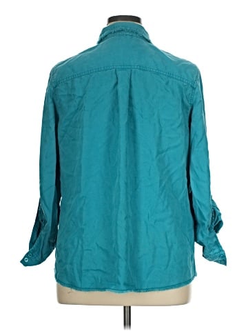 Chico's 3/4 Sleeve Button-Down Shirt (view 2)