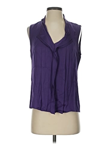 Elie Tahari Sleeveless Silk Top (view 1)