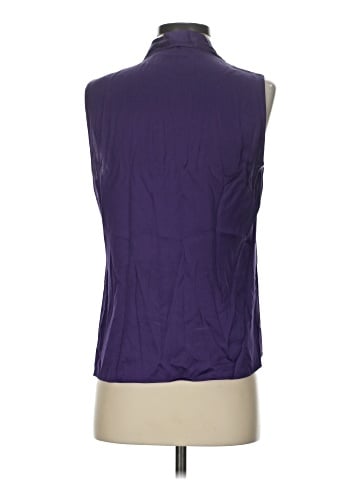 Elie Tahari Sleeveless Silk Top (view 2)