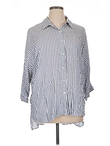CATHERINE Catherine Malandrino 3/4 Sleeve Button-Down Shirt (view 1)