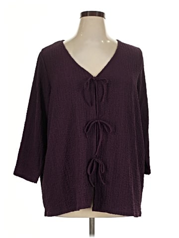 Rose + Olive 3/4 Sleeve Blouse (view 1)