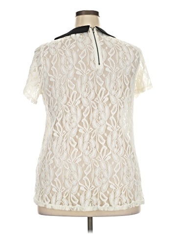 City Chic Short Sleeve Blouse (view 2)