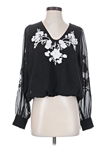 Karen Kane Long Sleeve Blouse (view 1)