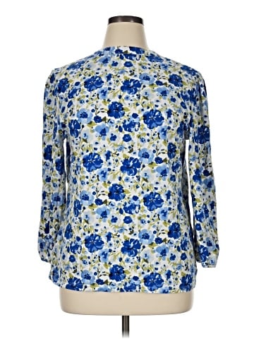 Lands' End 3/4 Sleeve Blouse (view 1)