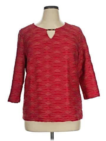 JM Collection Pullover Sweater (view 1)