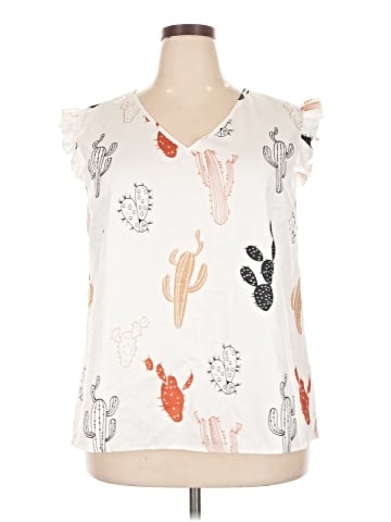Shein Curve Sleeveless Blouse (view 1)