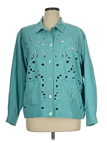 Oleg Cassini Long Sleeve Blouse (view 1)