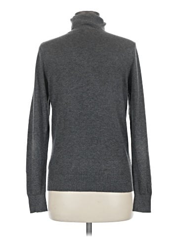 August Silk Long Sleeve Turtleneck (view 2)