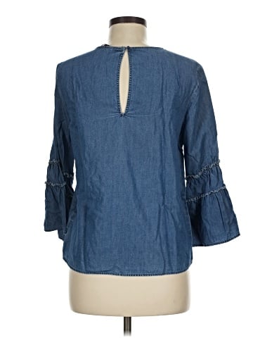 Express Outlet 3/4 Sleeve Blouse (view 2)