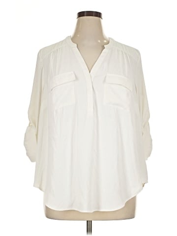 Torrid 3/4 Sleeve Blouse (view 1)