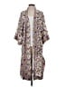 Max Studio 100% Polyester Purple Poncho Size S - photo 1