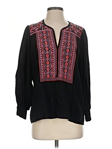Antik Batik Long Sleeve Blouse (view 1)