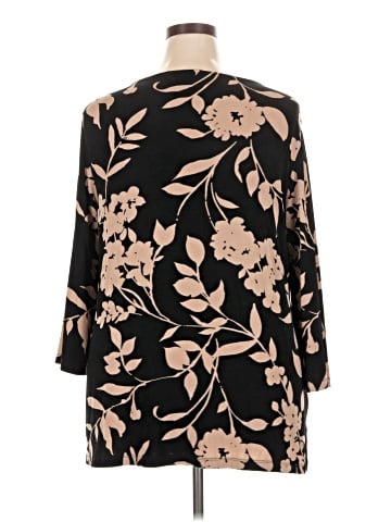 Travelers by Chico's 3/4 Sleeve T-Shirt (view 2)