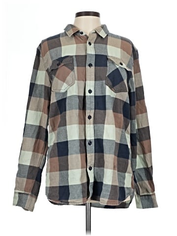 Vans Long Sleeve Button-Down Shirt (view 1)