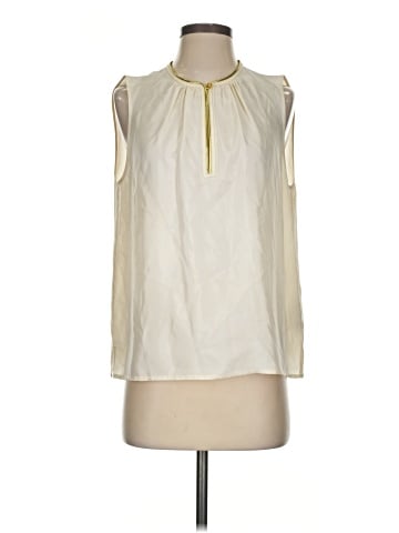 Tory Burch Sleeveless Silk Top (view 1)