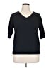 Ella Moss Black Pullover Sweater Size XL - photo 1