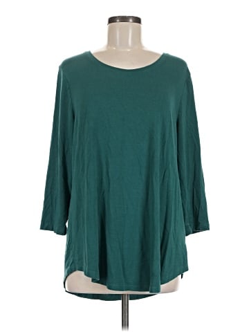 JM Collection 3/4 Sleeve Top (view 1)