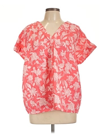 Style&Co Short Sleeve Blouse (view 1)