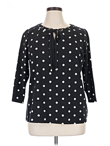 Susan Graver 3/4 Sleeve Blouse (view 1)