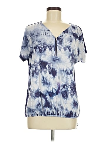 Christopher & Banks Short Sleeve Blouse (view 1)