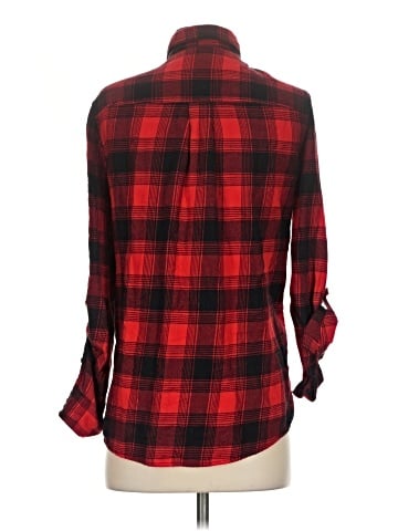 Express Outlet Long Sleeve Button-Down Shirt (view 2)