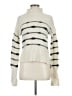 Veronica Beard Stripes Ivory Wool Pullover Sweater Size M - photo 1