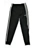 Adidas 100% Polyester Black Track Pants Size 8 - photo 1