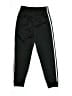Adidas 100% Polyester Black Track Pants Size 8 - photo 2