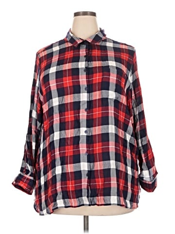 Tommy Hilfiger Long Sleeve Button-Down Shirt (view 1)