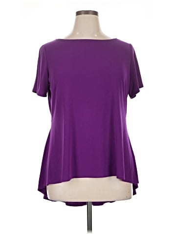 Susan Graver Short Sleeve Top (view 1)