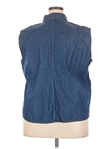 Bill Blass Denim Vest (view 2)