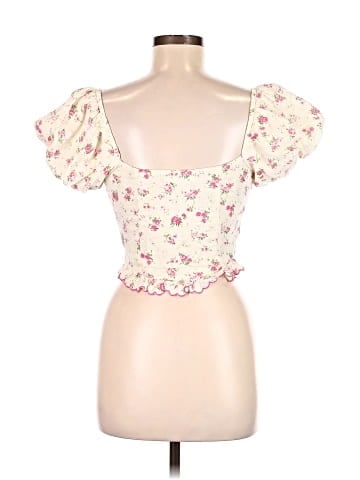 Olivaceous Short Sleeve Blouse (view 2)