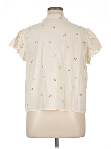 LC Lauren Conrad Short Sleeve Blouse (view 2)