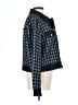 Ann Taylor 100% Polyester Houndstooth Blue Jacket Size 12 - photo 4