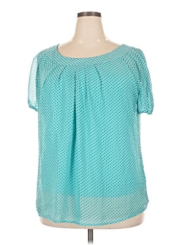DressBarn Short Sleeve Blouse (view 1)