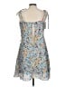 BCBGeneration Floral Blue Sleeveless Top Size L - photo 2