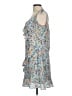BCBGeneration Floral Blue Sleeveless Top Size L - photo 5