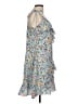 BCBGeneration Floral Blue Sleeveless Top Size L - photo 4