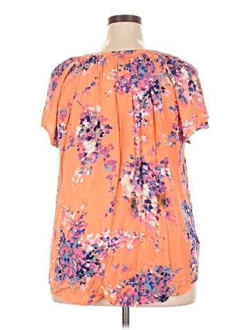 St. John's Bay Short Sleeve Blouse (view 2)
