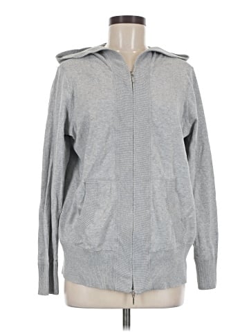 Zenergy by Chico's Zip Up Hoodie (view 1)