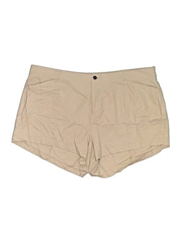 Universal Standard Khaki Shorts (view 1)