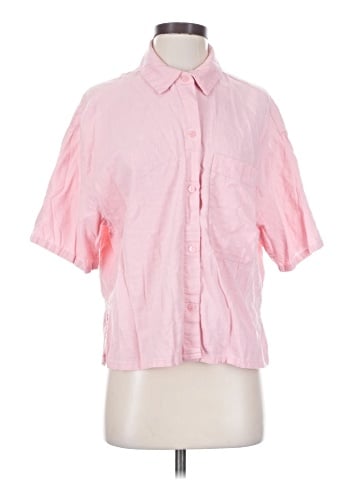 Abercrombie & Fitch Short Sleeve Button-Down Shirt (view 1)